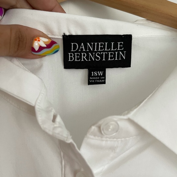 Danielle Bernstein Puff Sleeve Bodysuit, Plus Size - Picture 4 of 8